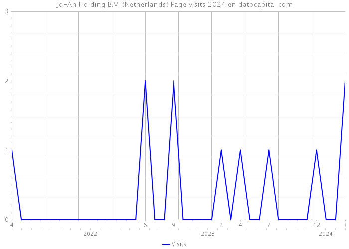 Jo-An Holding B.V. (Netherlands) Page visits 2024 