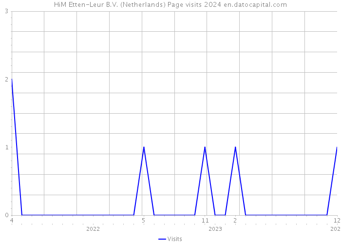 HiM Etten-Leur B.V. (Netherlands) Page visits 2024 