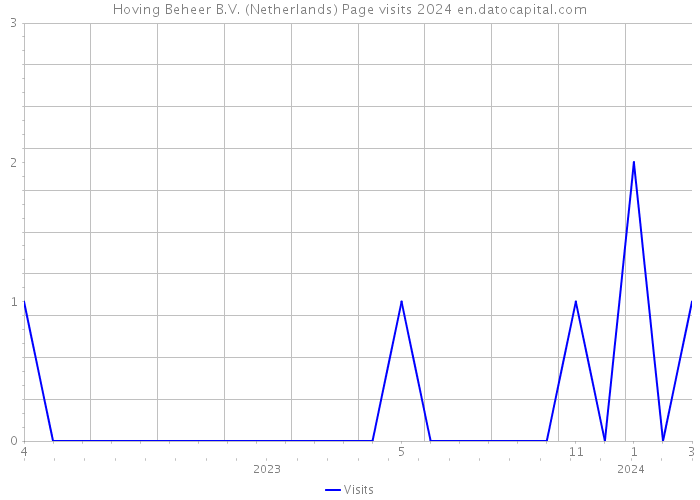 Hoving Beheer B.V. (Netherlands) Page visits 2024 