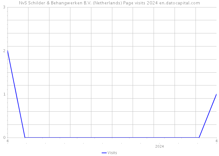 NvS Schilder & Behangwerken B.V. (Netherlands) Page visits 2024 