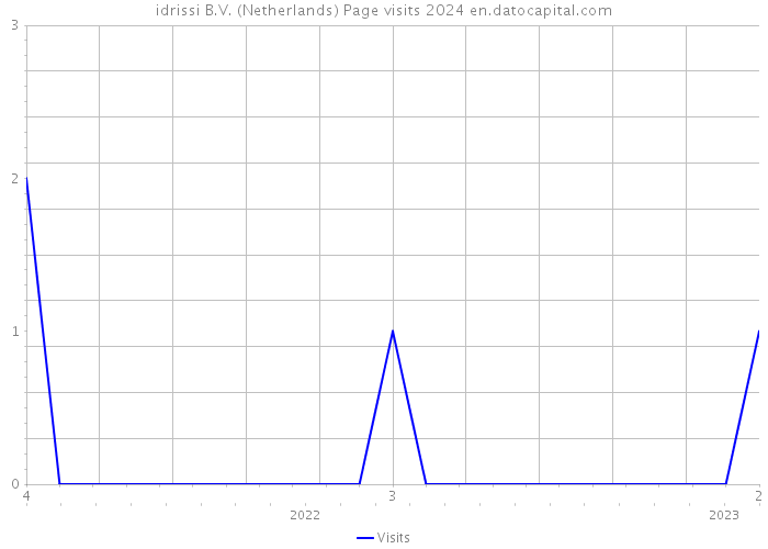 idrissi B.V. (Netherlands) Page visits 2024 
