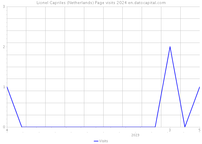 Lionel Capriles (Netherlands) Page visits 2024 