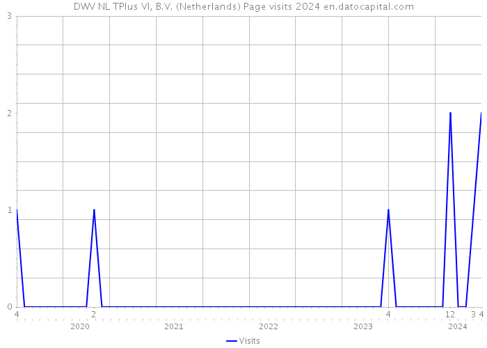 DWV NL TPlus VI, B.V. (Netherlands) Page visits 2024 