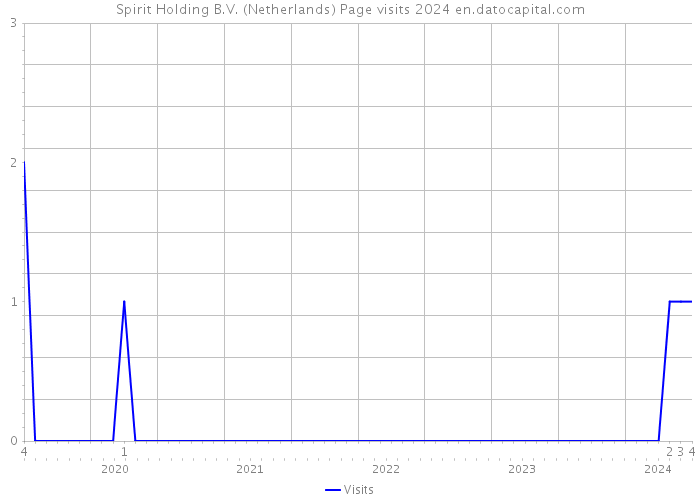 Spirit Holding B.V. (Netherlands) Page visits 2024 