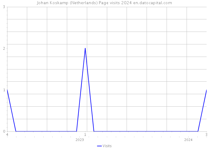 Johan Koskamp (Netherlands) Page visits 2024 