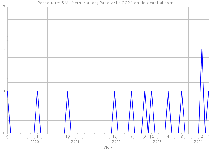 Perpetuum B.V. (Netherlands) Page visits 2024 