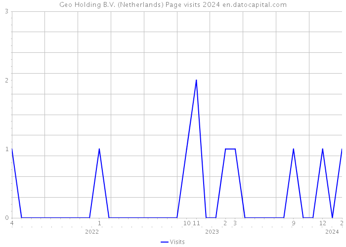 Geo Holding B.V. (Netherlands) Page visits 2024 