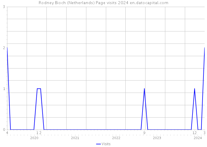 Rodney Bioch (Netherlands) Page visits 2024 