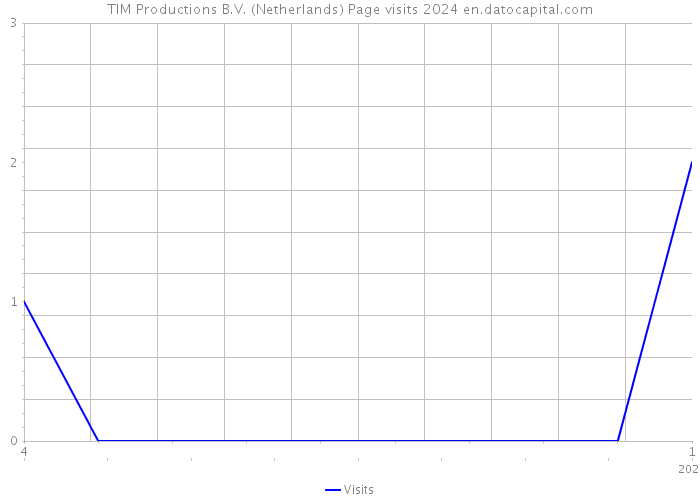TIM Productions B.V. (Netherlands) Page visits 2024 