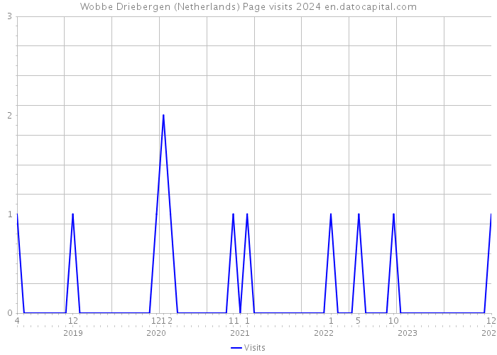 Wobbe Driebergen (Netherlands) Page visits 2024 