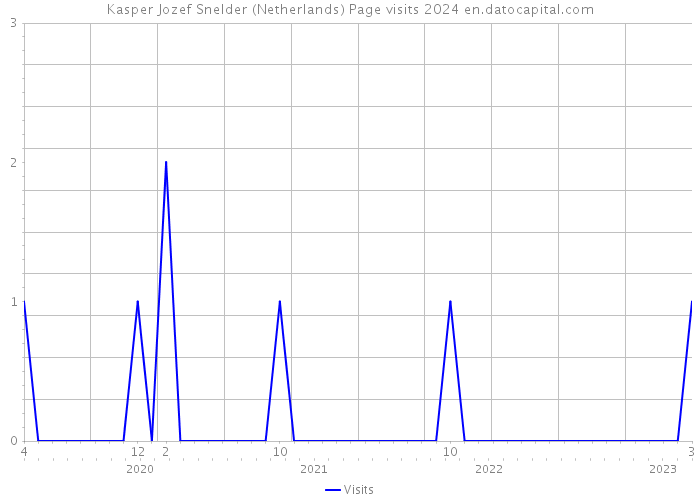 Kasper Jozef Snelder (Netherlands) Page visits 2024 