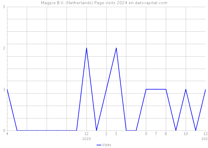 Magpie B.V. (Netherlands) Page visits 2024 