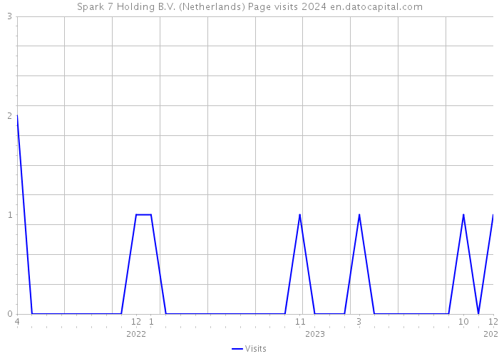 Spark 7 Holding B.V. (Netherlands) Page visits 2024 