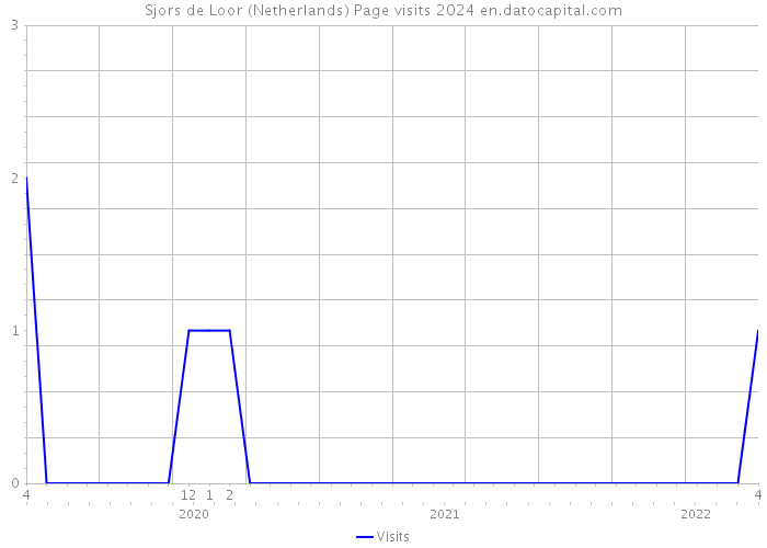 Sjors de Loor (Netherlands) Page visits 2024 
