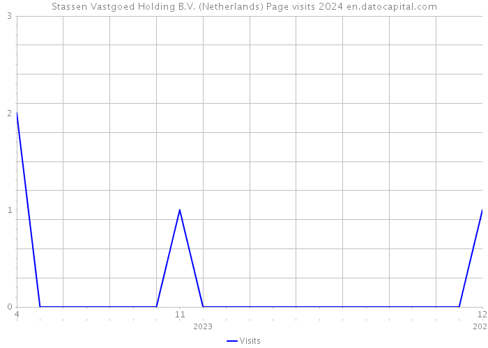 Stassen Vastgoed Holding B.V. (Netherlands) Page visits 2024 