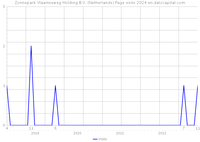 Zonnepark Vlaamseweg Holding B.V. (Netherlands) Page visits 2024 