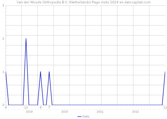 Van der Woude Orthopedie B.V. (Netherlands) Page visits 2024 