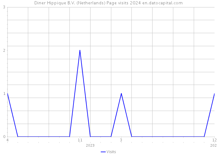 Diner Hippique B.V. (Netherlands) Page visits 2024 