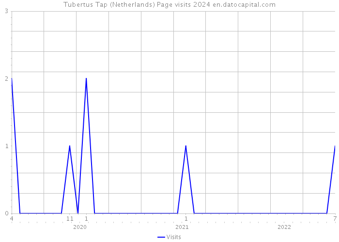 Tubertus Tap (Netherlands) Page visits 2024 