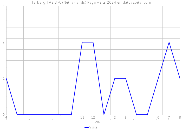 Terberg TAS B.V. (Netherlands) Page visits 2024 