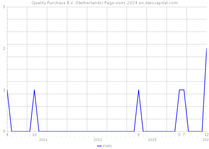 Quality Purchase B.V. (Netherlands) Page visits 2024 
