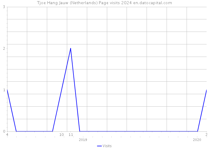 Tjoe Hang Jauw (Netherlands) Page visits 2024 