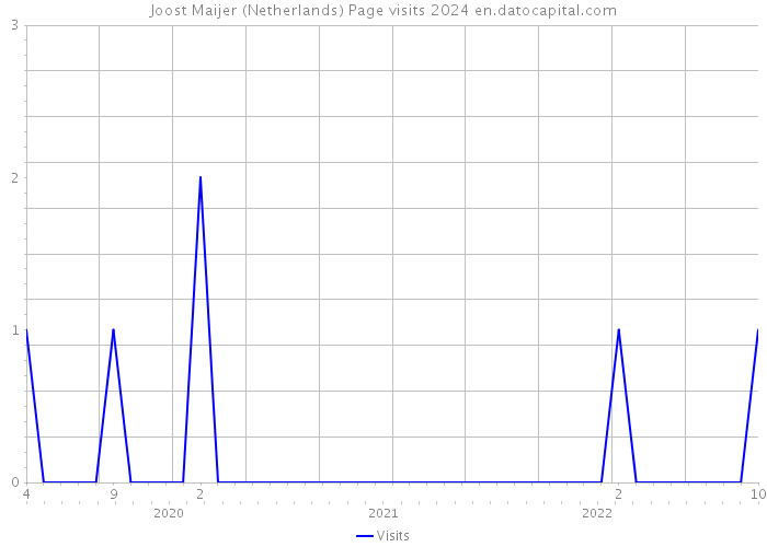 Joost Maijer (Netherlands) Page visits 2024 
