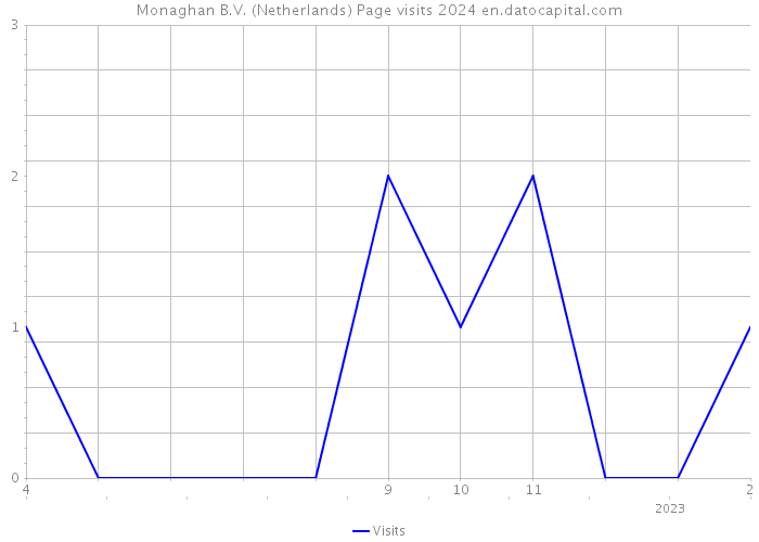 Monaghan B.V. (Netherlands) Page visits 2024 