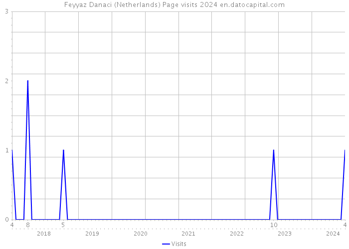 Feyyaz Danaci (Netherlands) Page visits 2024 