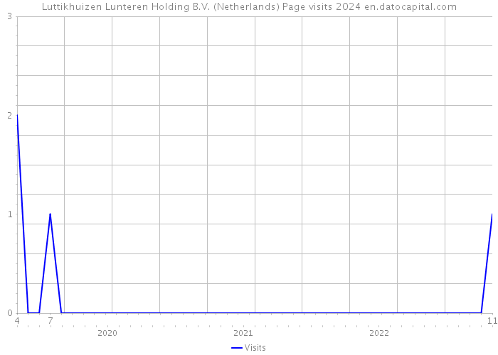 Luttikhuizen Lunteren Holding B.V. (Netherlands) Page visits 2024 