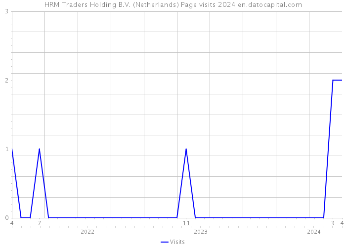 HRM Traders Holding B.V. (Netherlands) Page visits 2024 