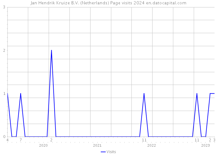 Jan Hendrik Kruize B.V. (Netherlands) Page visits 2024 
