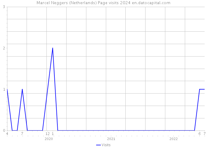 Marcel Neggers (Netherlands) Page visits 2024 