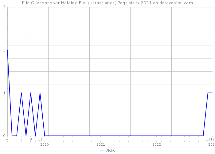 R.M.G. Vennegoor Holding B.V. (Netherlands) Page visits 2024 