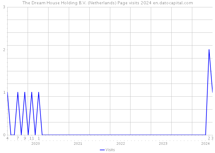 The Dream House Holding B.V. (Netherlands) Page visits 2024 
