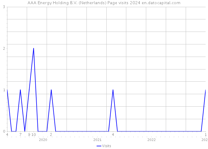 AAA Energy Holding B.V. (Netherlands) Page visits 2024 