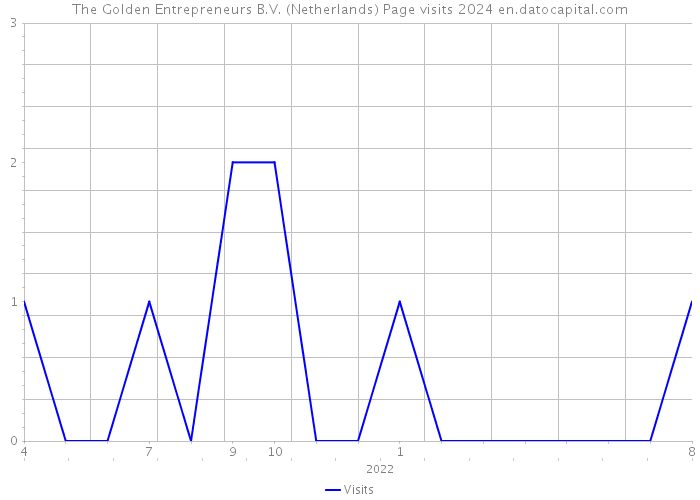 The Golden Entrepreneurs B.V. (Netherlands) Page visits 2024 