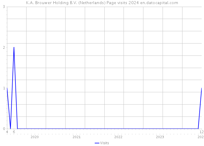 K.A. Brouwer Holding B.V. (Netherlands) Page visits 2024 