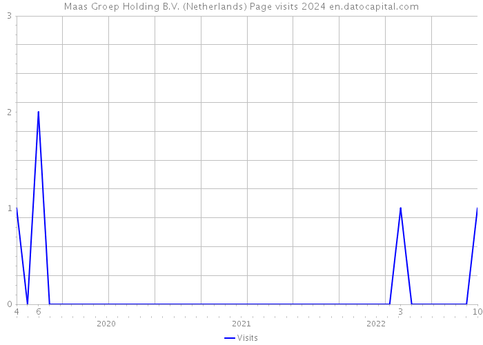 Maas Groep Holding B.V. (Netherlands) Page visits 2024 