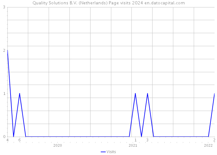Quality Solutions B.V. (Netherlands) Page visits 2024 