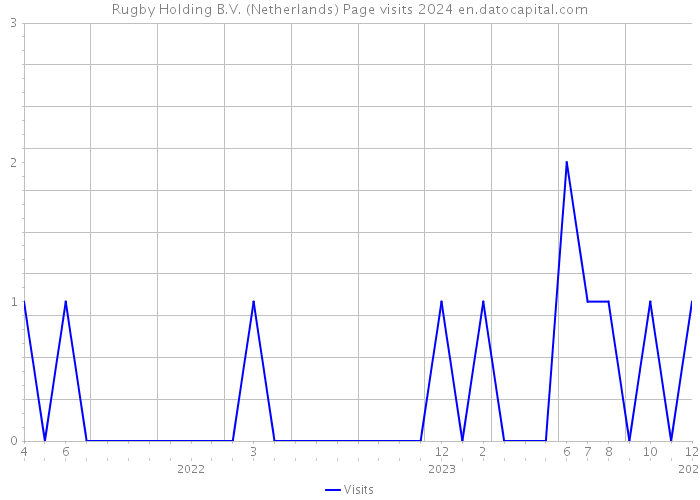 Rugby Holding B.V. (Netherlands) Page visits 2024 
