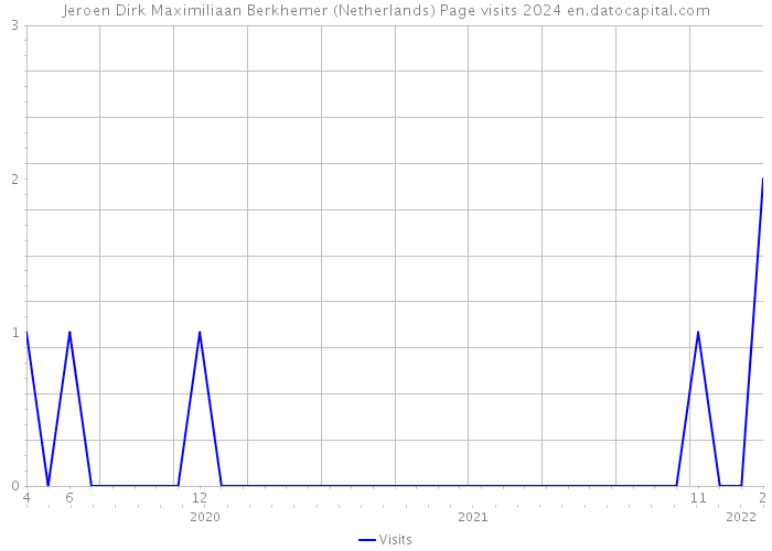 Jeroen Dirk Maximiliaan Berkhemer (Netherlands) Page visits 2024 