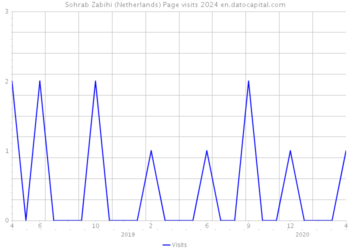 Sohrab Zabihi (Netherlands) Page visits 2024 