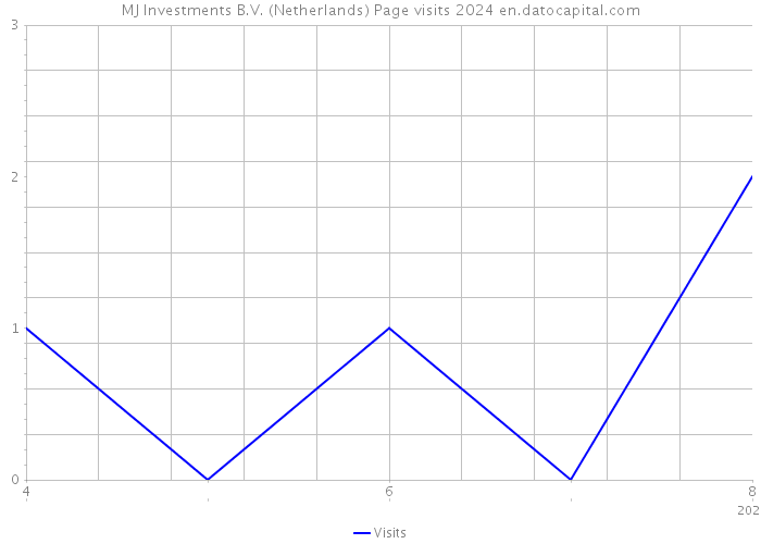 MJ Investments B.V. (Netherlands) Page visits 2024 