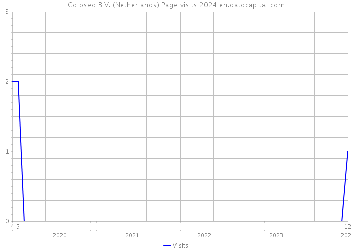 Coloseo B.V. (Netherlands) Page visits 2024 