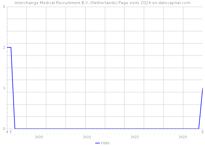 Interchange Medical Recruitment B.V. (Netherlands) Page visits 2024 