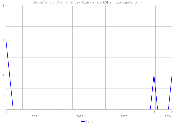 Duz & Co B.V. (Netherlands) Page visits 2024 