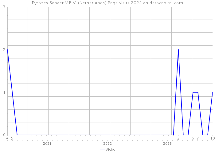 Pyrozes Beheer V B.V. (Netherlands) Page visits 2024 