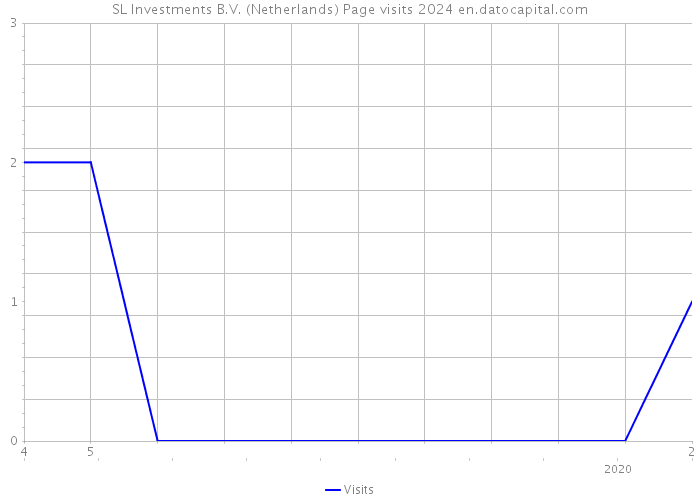 SL Investments B.V. (Netherlands) Page visits 2024 