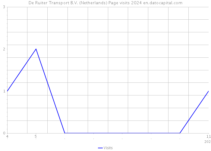 De Ruiter Transport B.V. (Netherlands) Page visits 2024 